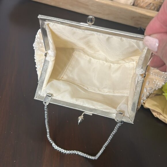 Vintage Pearl Beaded Purse Handbag - Picture 8 of 12